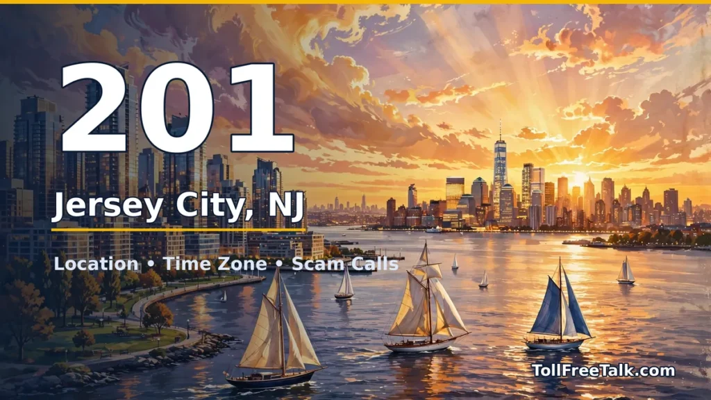201 area code guide: Jersey City, NJ location, time zone and scam calls