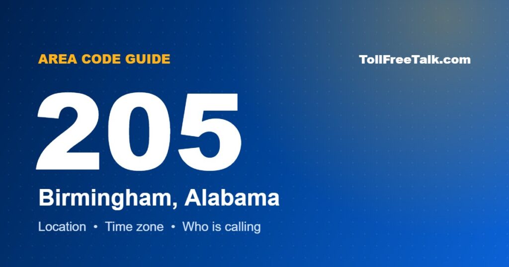 205 area code location and guide