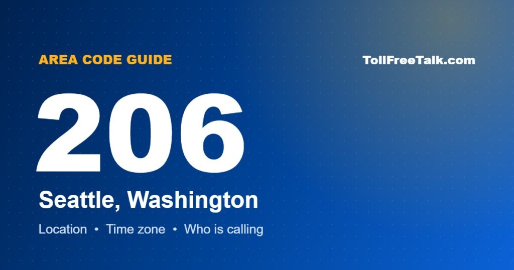 206 area code location and guide