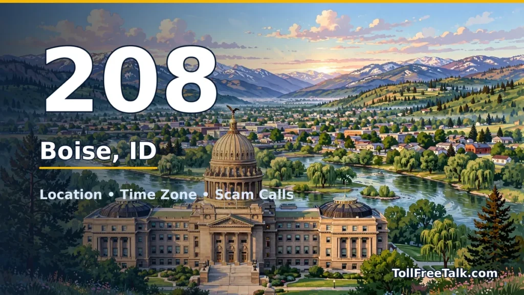 208 area code guide: Boise, ID location, time zone and scam calls