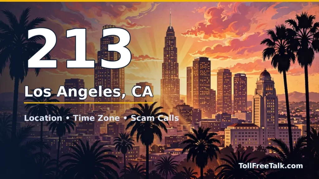 213 area code guide: Los Angeles, CA location, time zone and scam calls