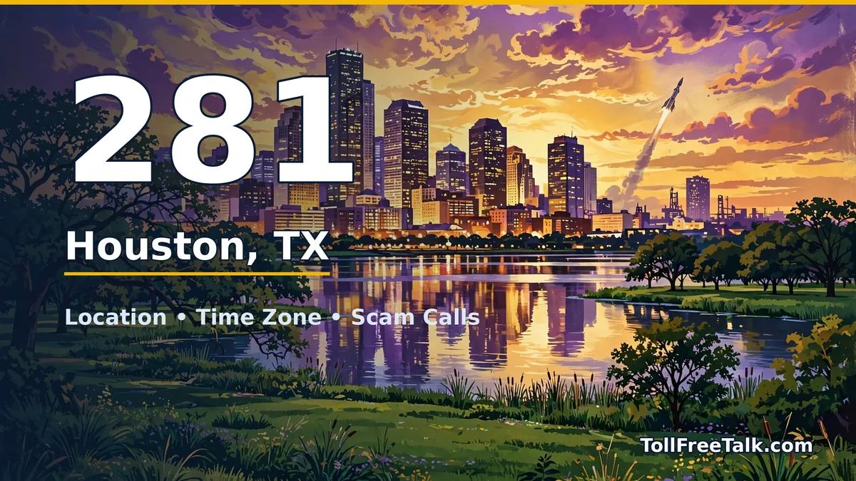 281 Area Code: Houston Location, Time Zone & Calls (2026)