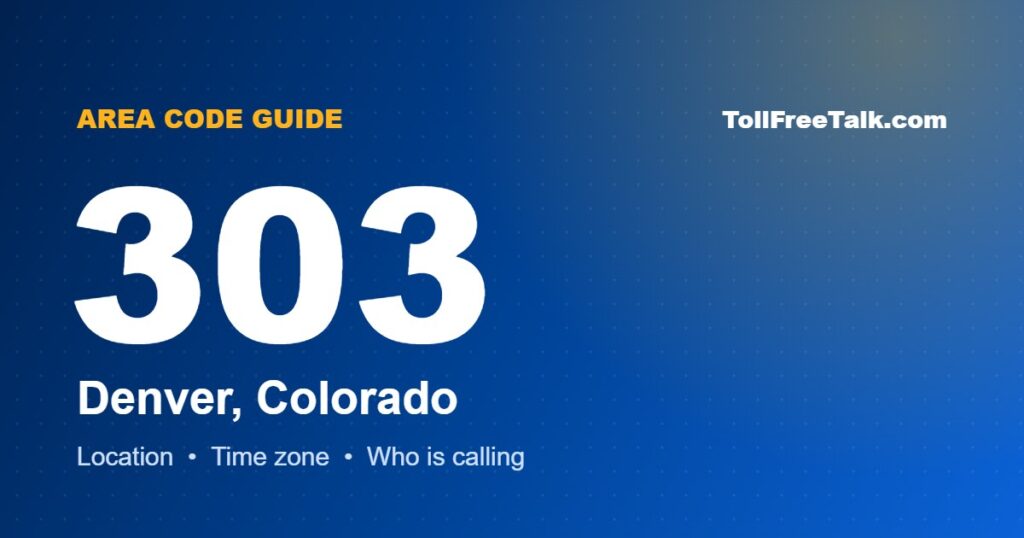 303 area code location and guide