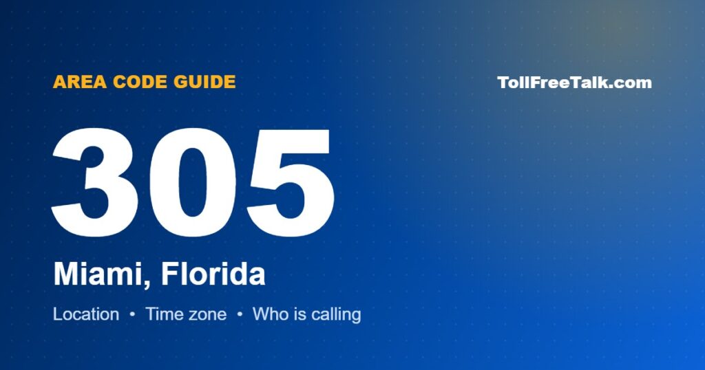 305 area code location and guide