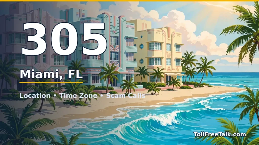 305 area code guide: Miami, FL location, time zone and scam calls