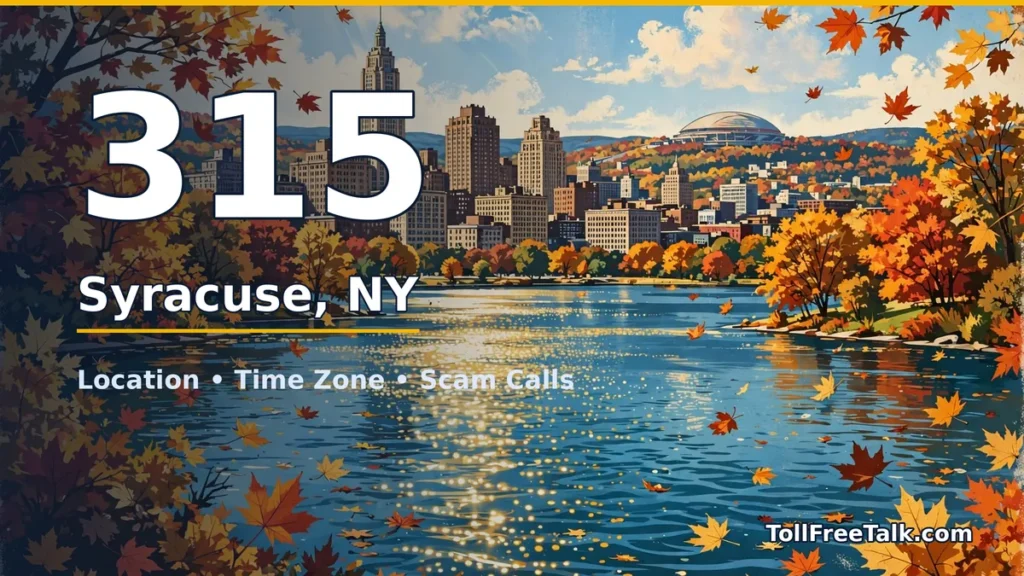 315 area code guide: Syracuse, NY location, time zone and scam calls