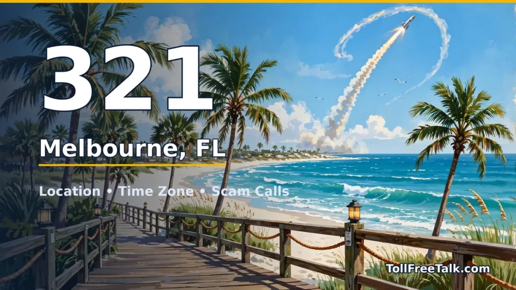 321 area code guide: Melbourne, FL location, time zone and scam calls