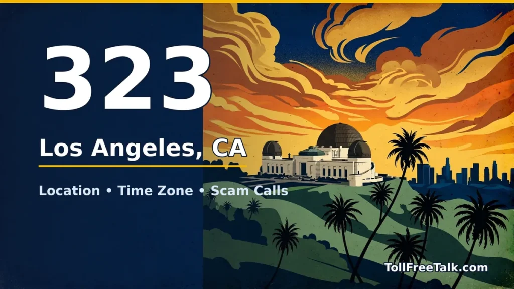 323 area code guide: Los Angeles, CA location, time zone and scam calls