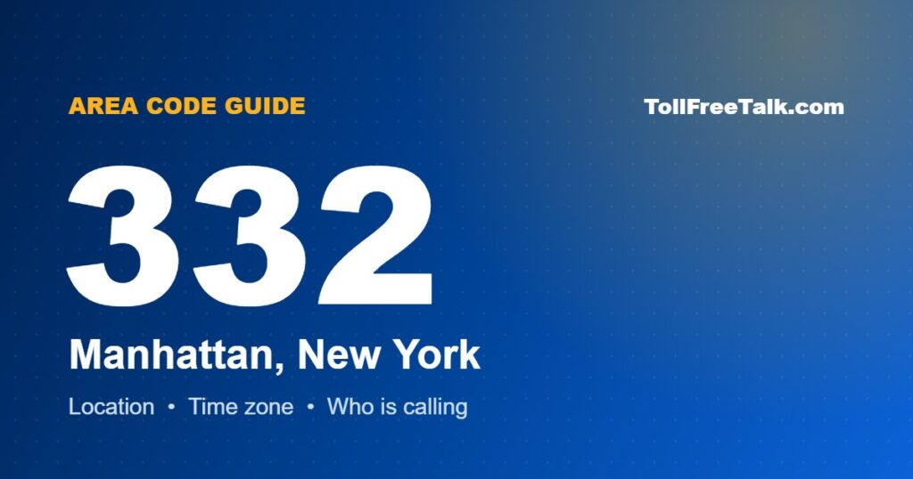 332 area code location and guide