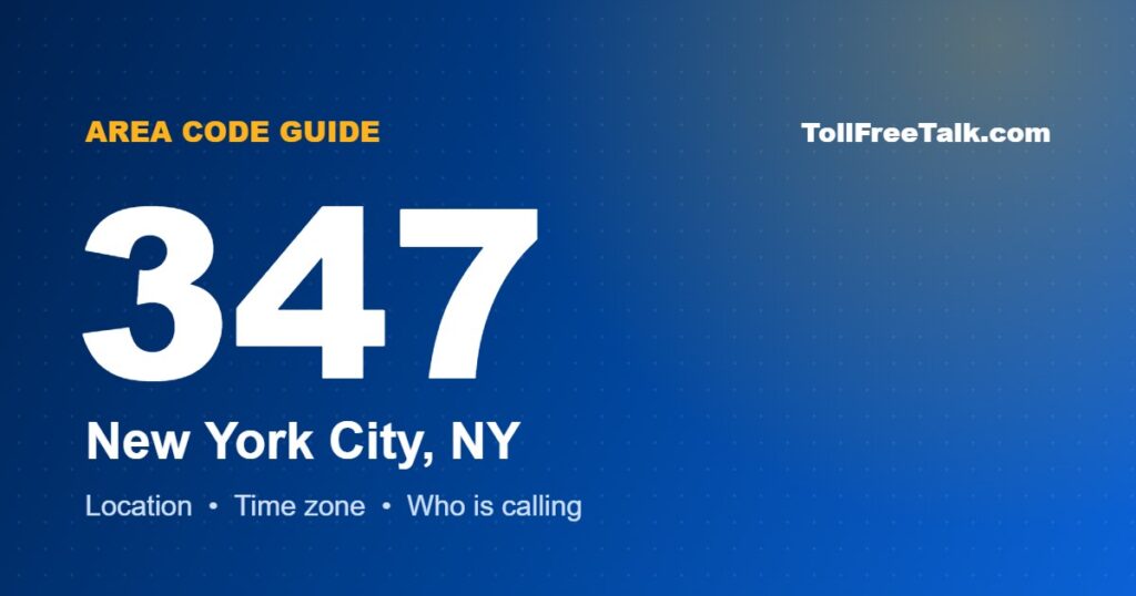 347 area code location and guide