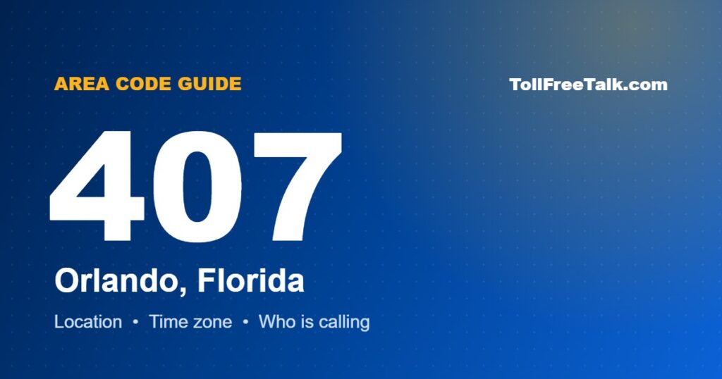 407 area code location and guide