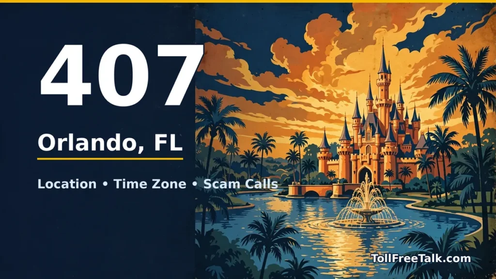 407 area code guide: Orlando, FL location, time zone and scam calls
