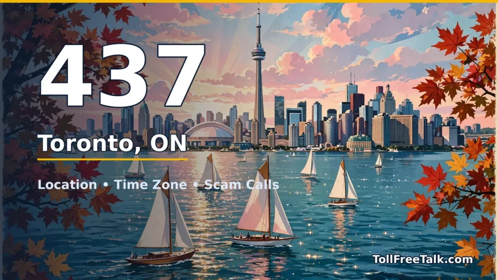 437 area code guide: Toronto, ON location, time zone and scam calls