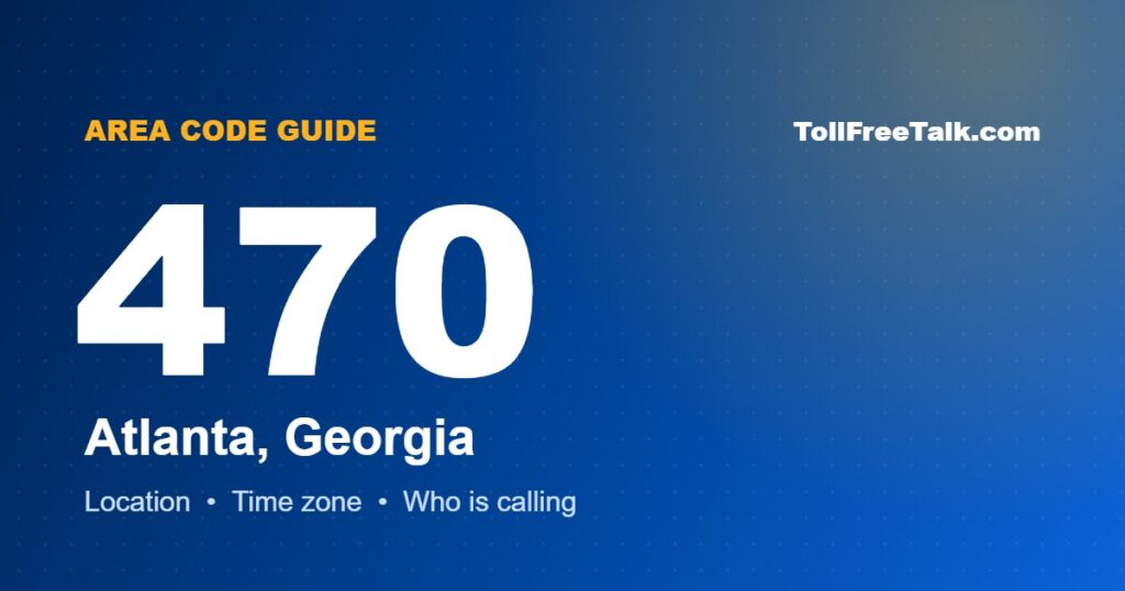 470 area code location and guide