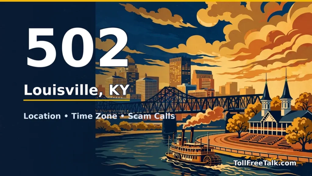 502 area code guide: Louisville, KY location, time zone and scam calls