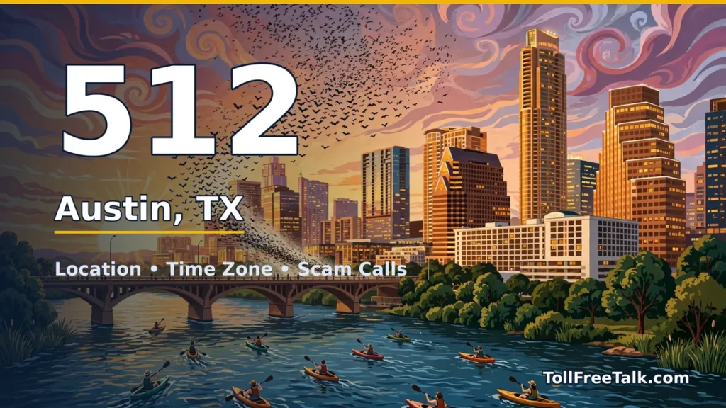512 area code guide: Austin, TX location, time zone and scam calls