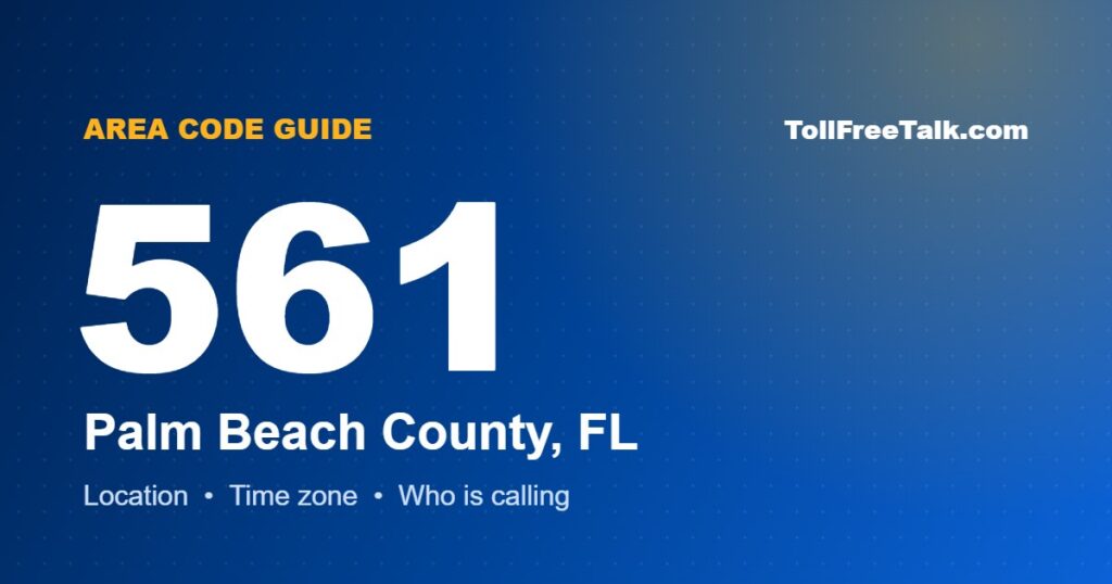561 area code location and guide