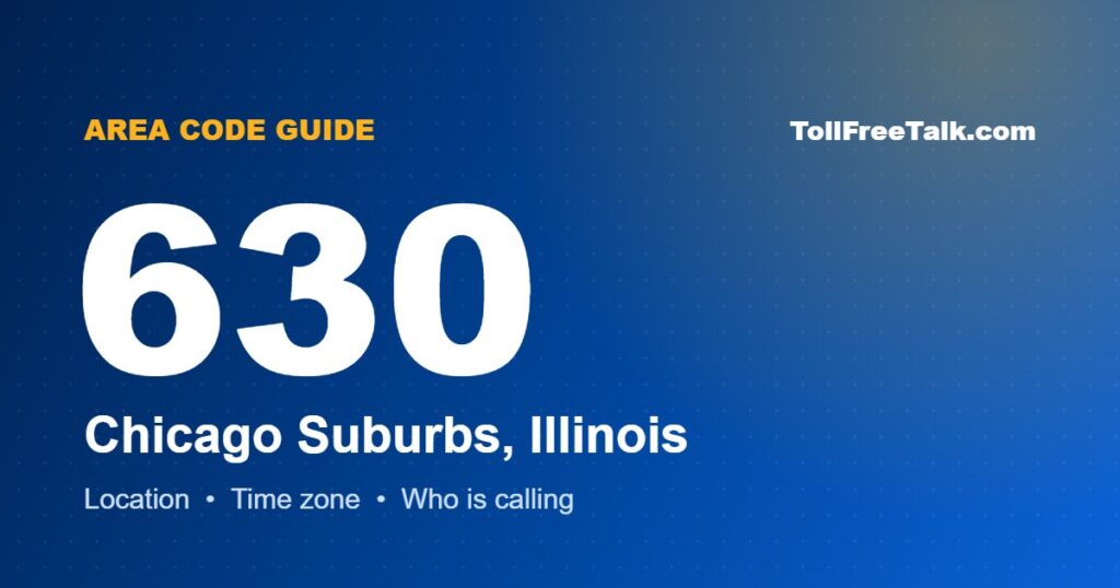 630 area code location and guide