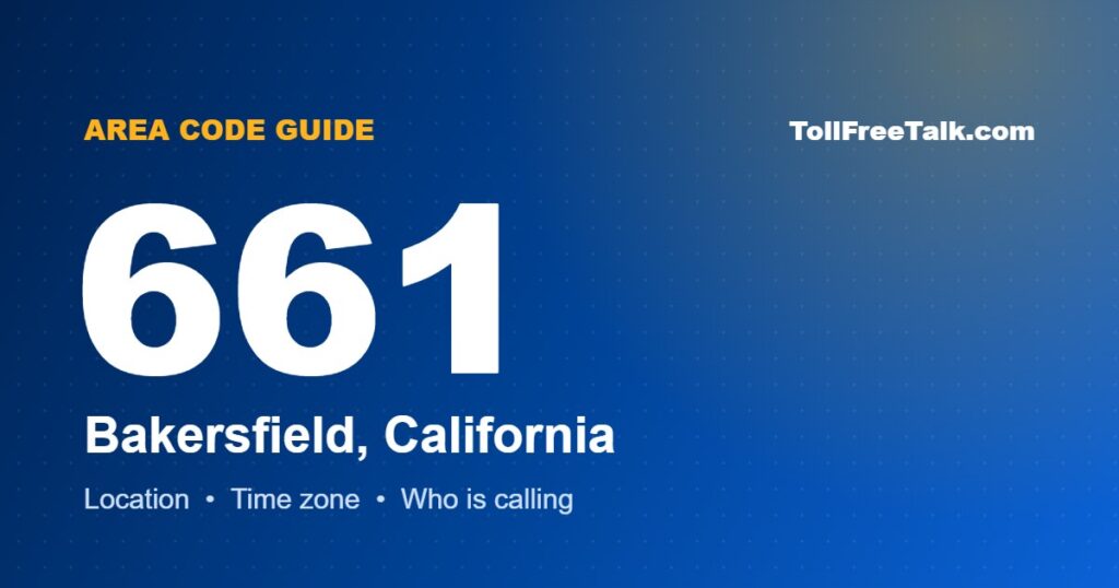 661 area code location and guide