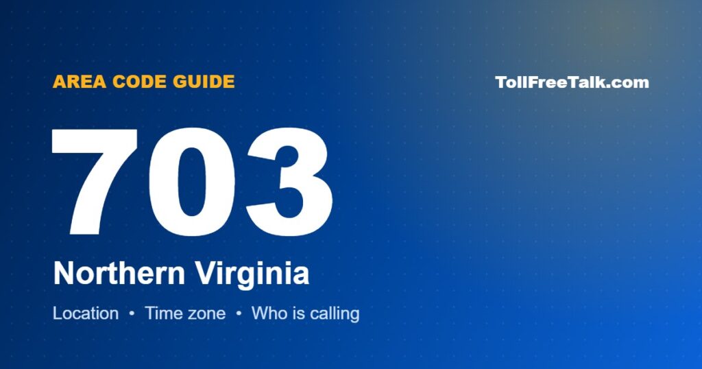 703 area code location and guide