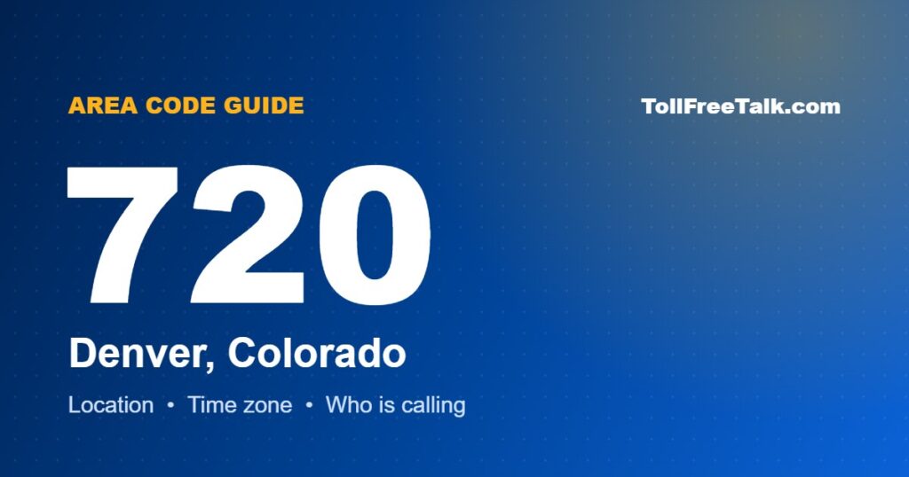 720 area code location and guide