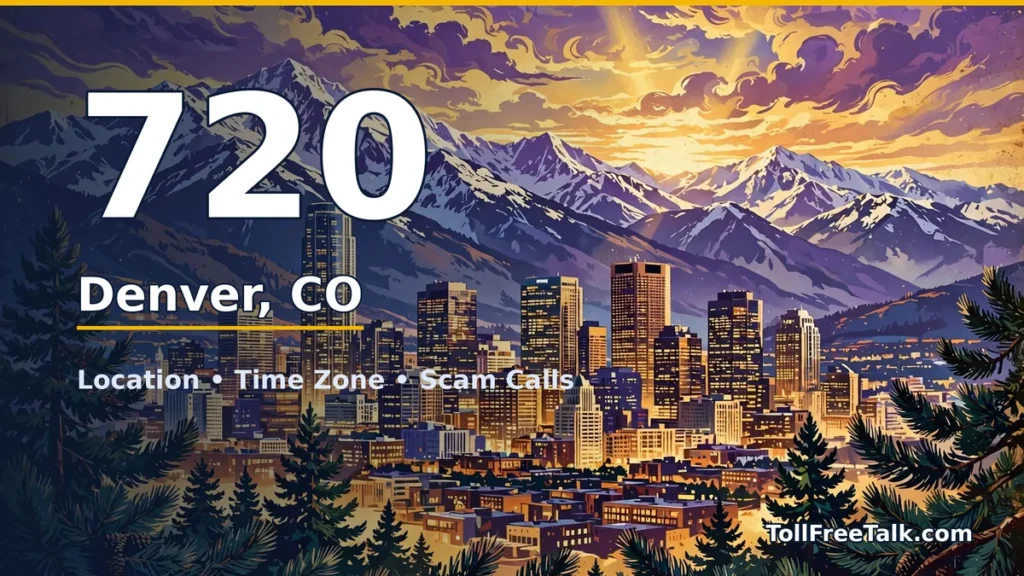 720 area code guide: Denver, CO location, time zone and scam calls