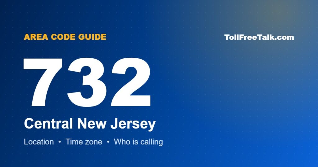 732 area code location and guide