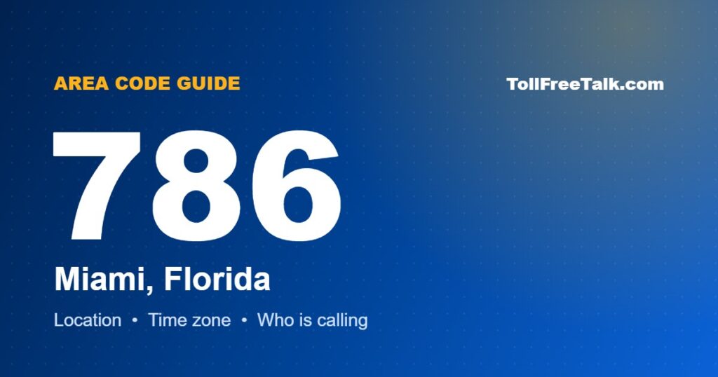 786 area code location and guide