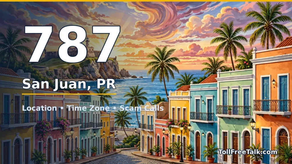 787 area code guide: San Juan, PR location, time zone and scam calls