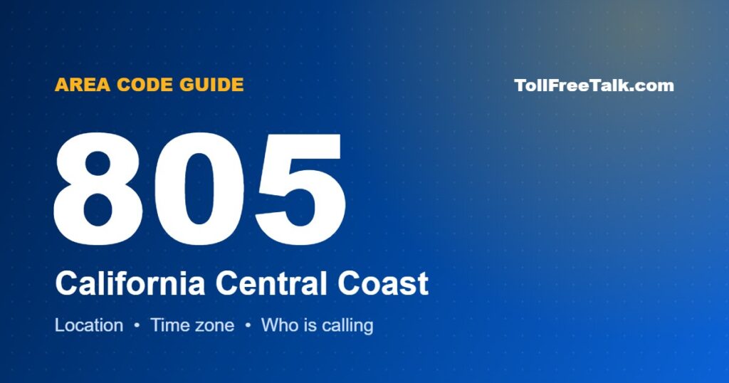 805 area code location and guide