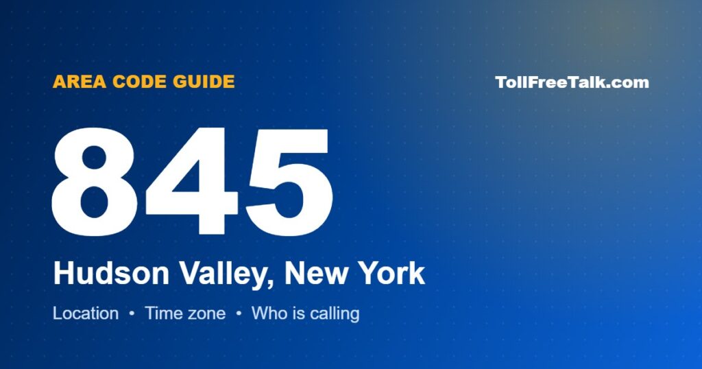 845 area code location and guide
