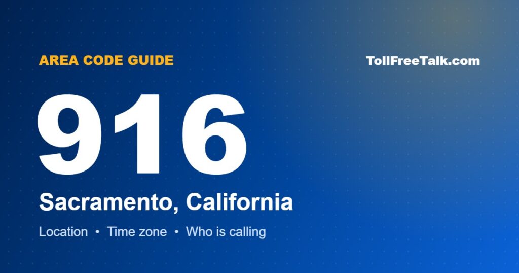 916 area code location and guide