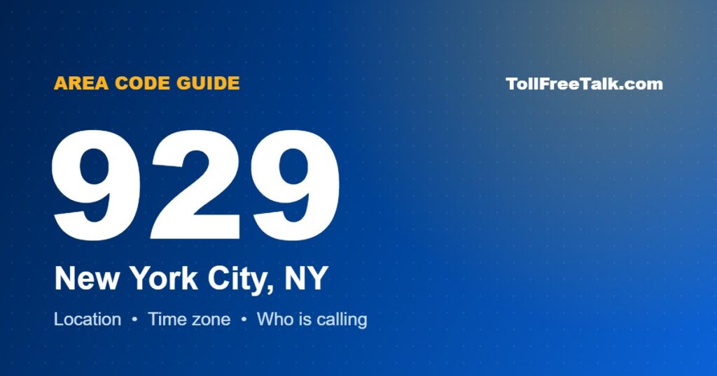 929 area code location and guide