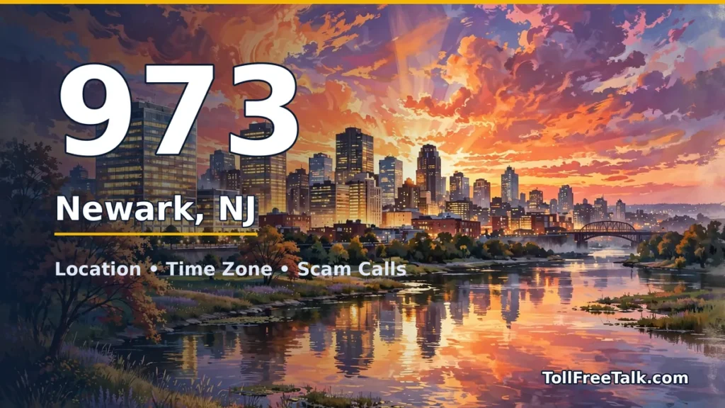 973 area code guide: Newark, NJ location, time zone and scam calls