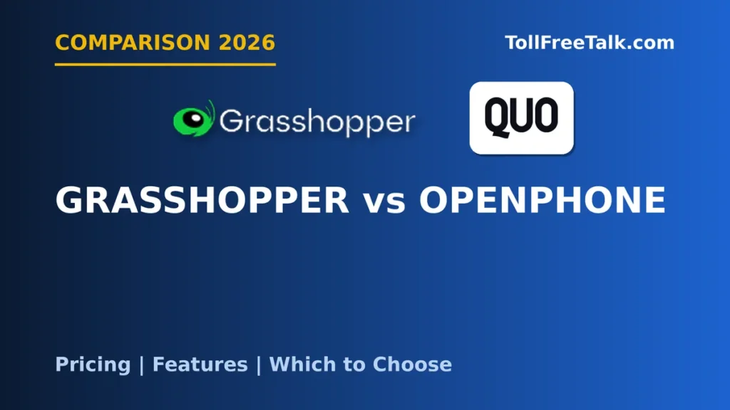 Grasshopper vs OpenPhone (Quo) 2026: pricing, features and which is better