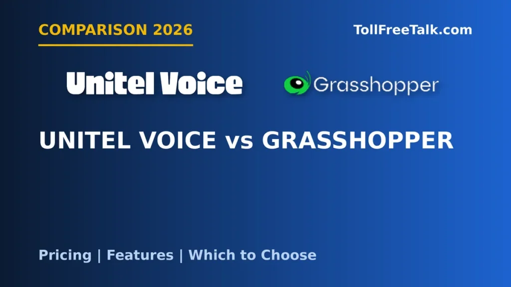 Unitel Voice vs Grasshopper 2026: which virtual phone system wins