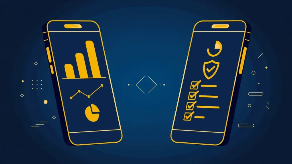 Illustration: Unitel Voice vs Grasshopper 2026 business phone system theme